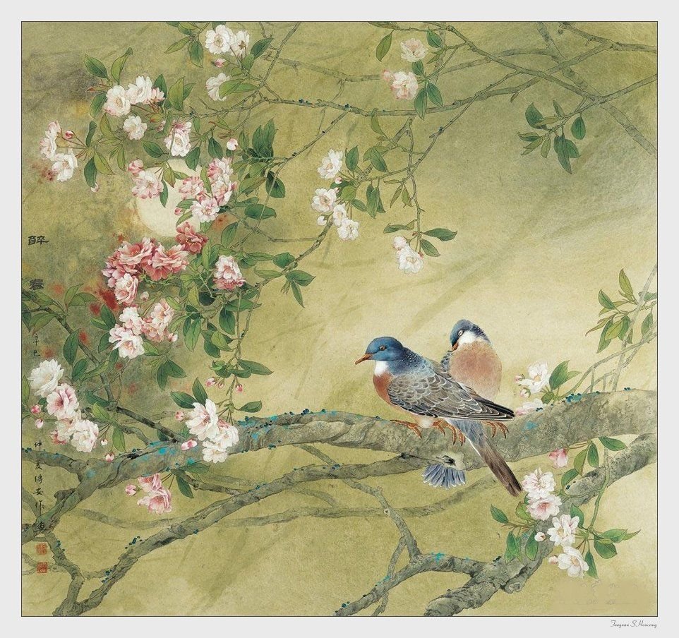 Хуа Няо цветы и птицы