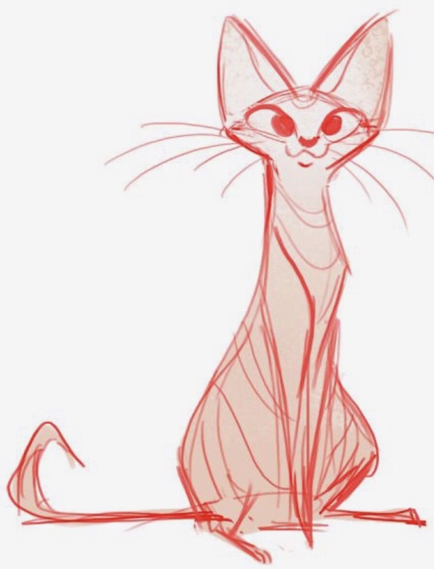 Стили рисования кошек