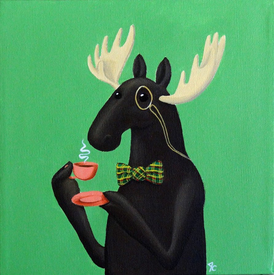 Лось в очках