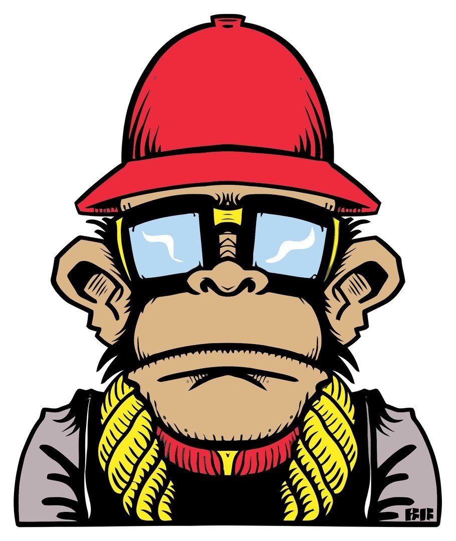 Обезьяна в бейсболке