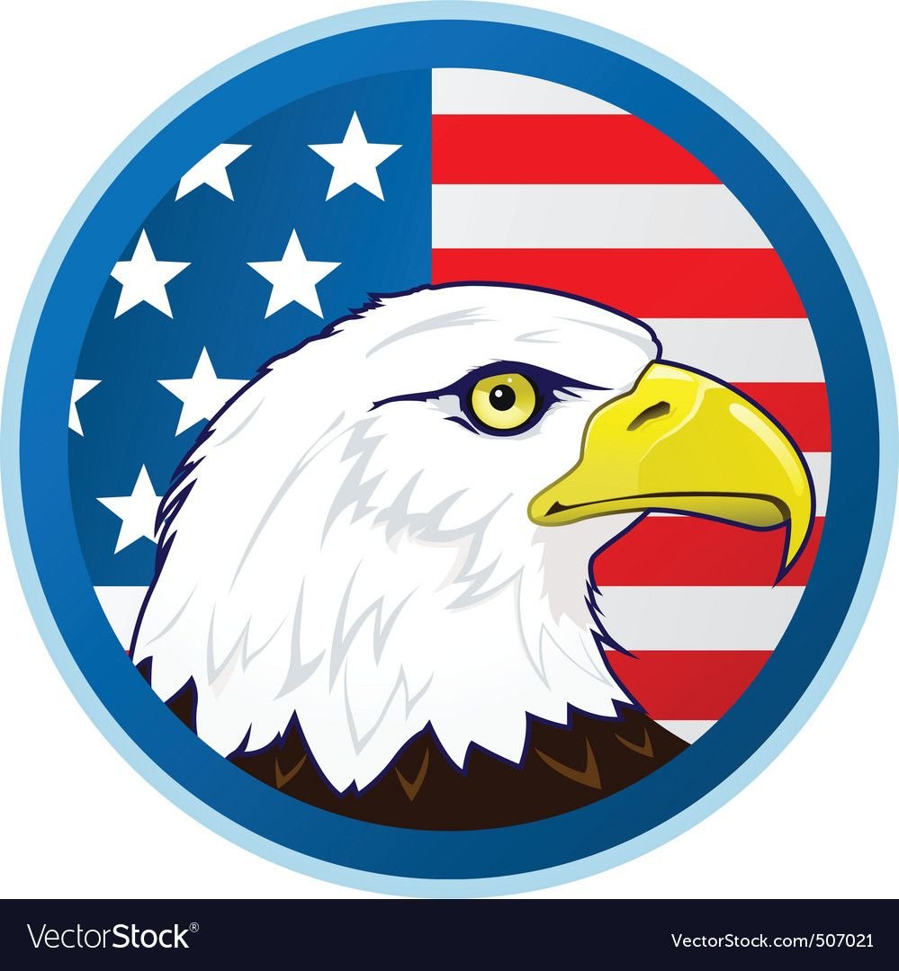 Белоголовый Орлан символ США герб