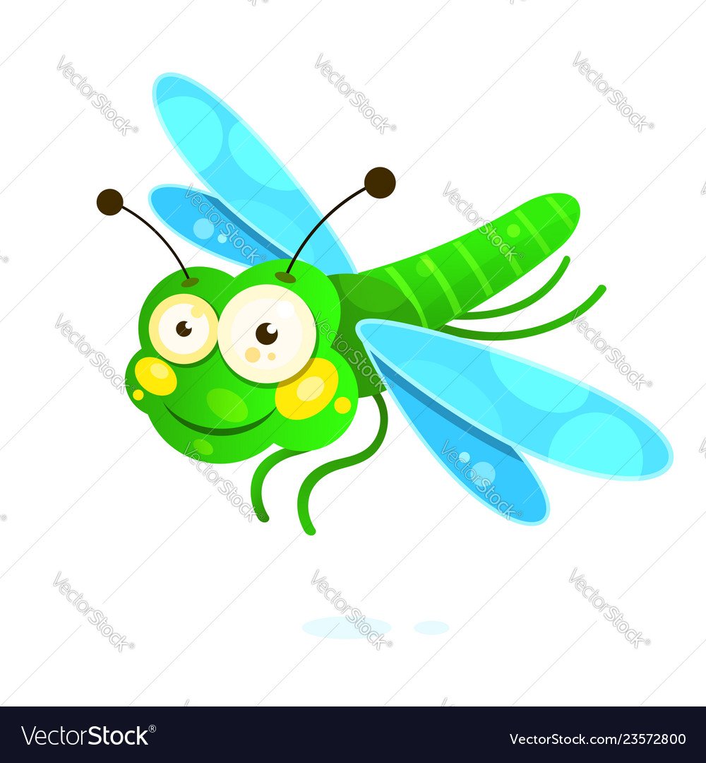 Живая буква с Стрекозка