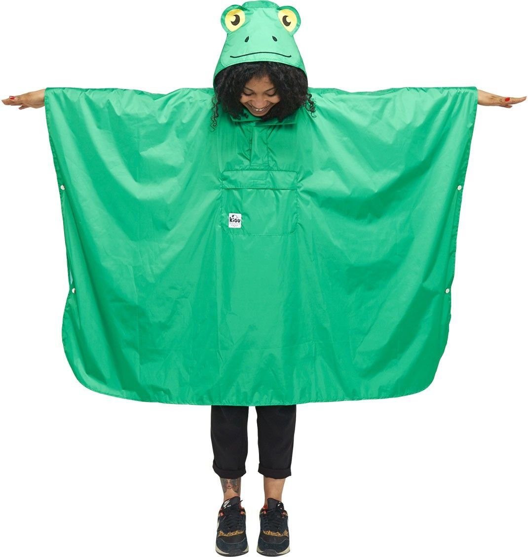 Жаба в дождевике