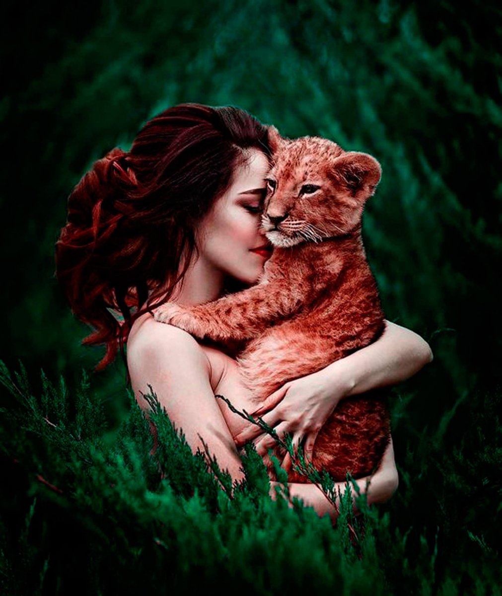 Львенок девочка