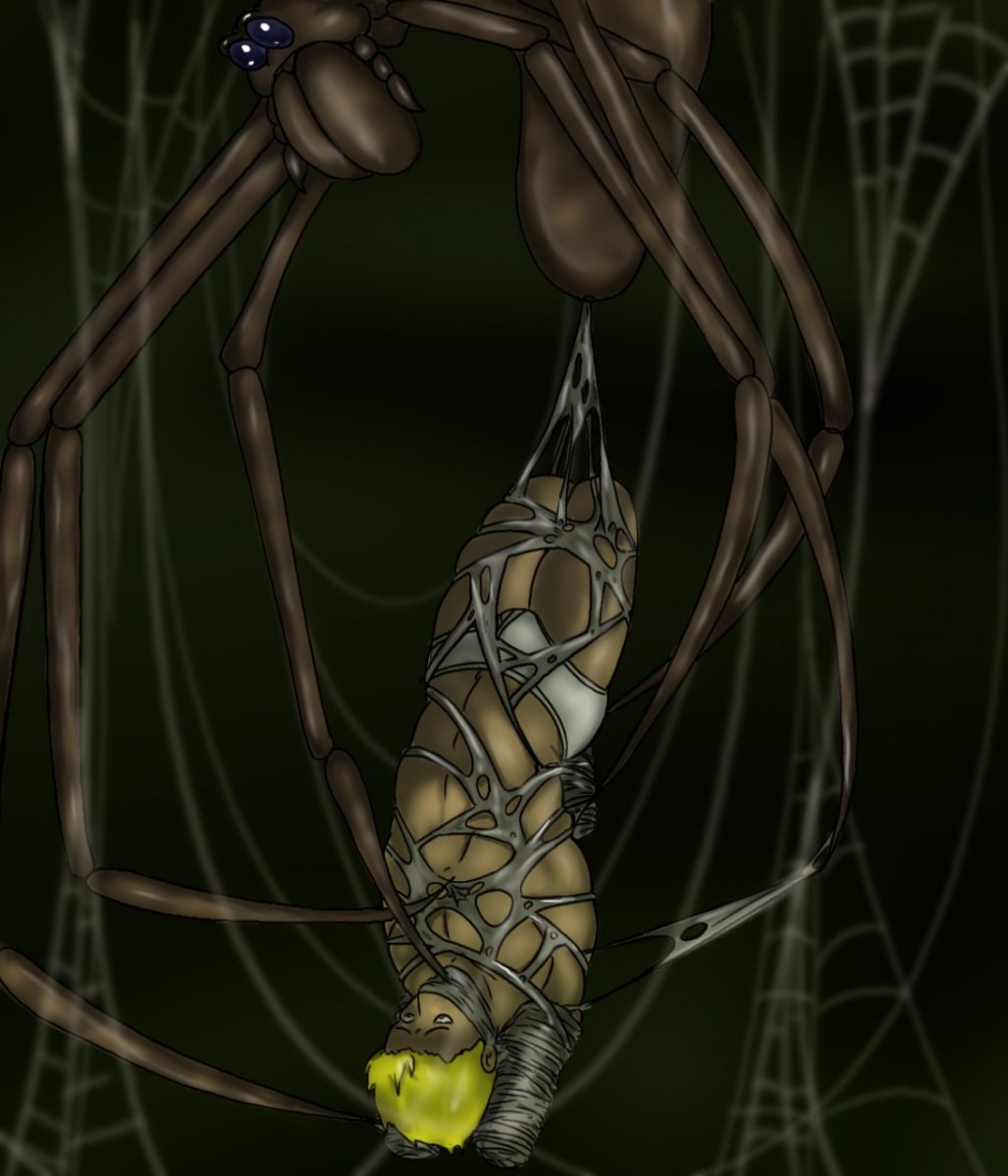 Girl Spider Cocoon Mummification Cocoon