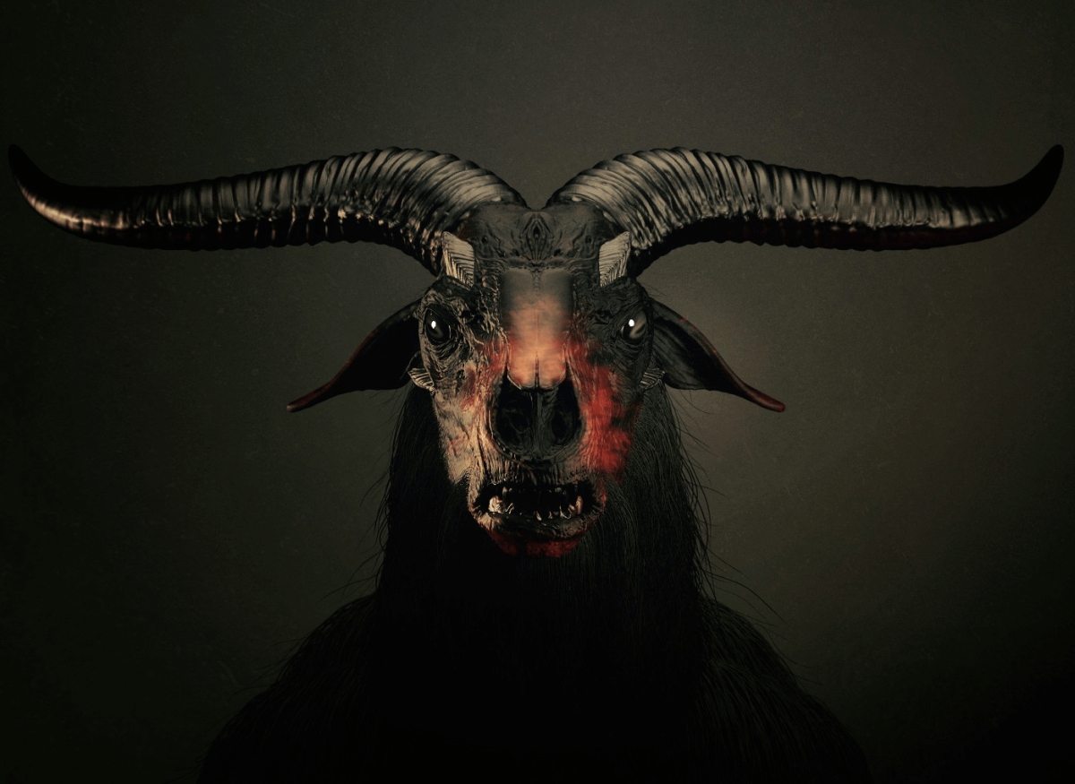 Ламия демон черная коза