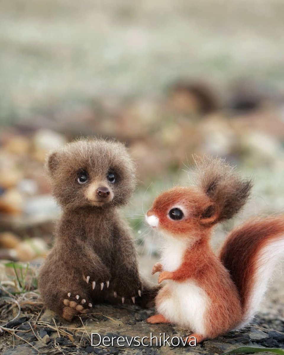 Медвежонок и Бельчонок