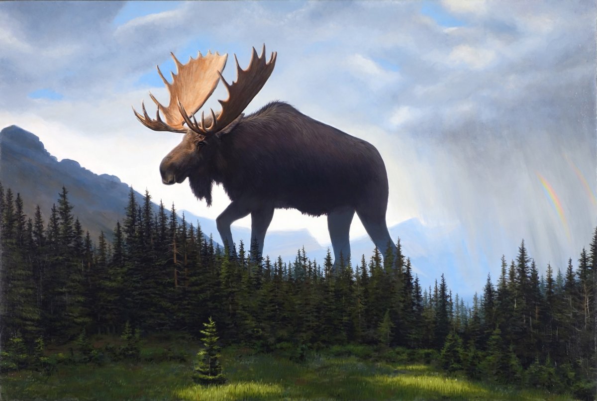 Лось великан