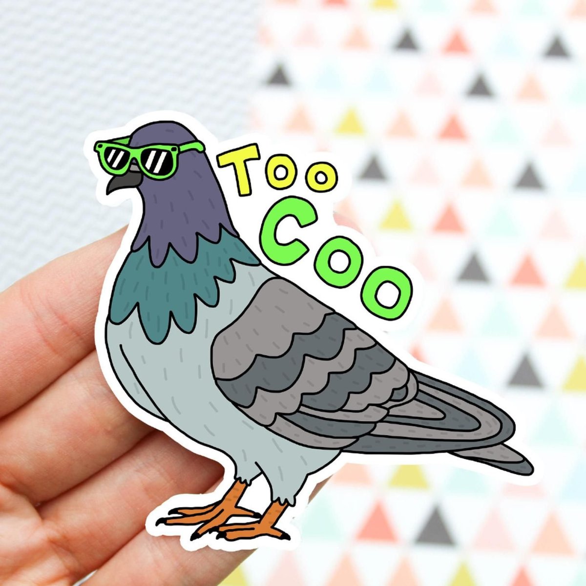 Наклейка голубь