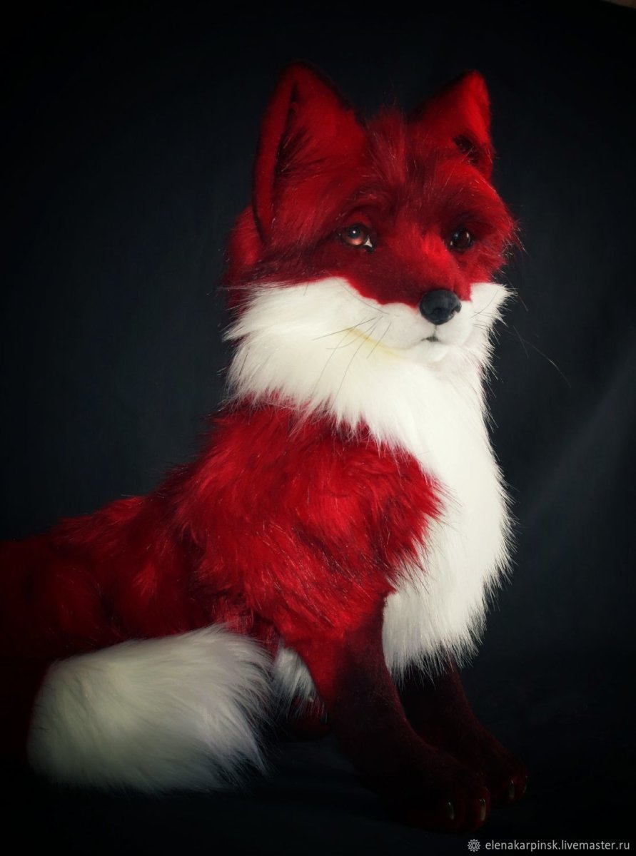 Мягкая игрушка красный Лисенок