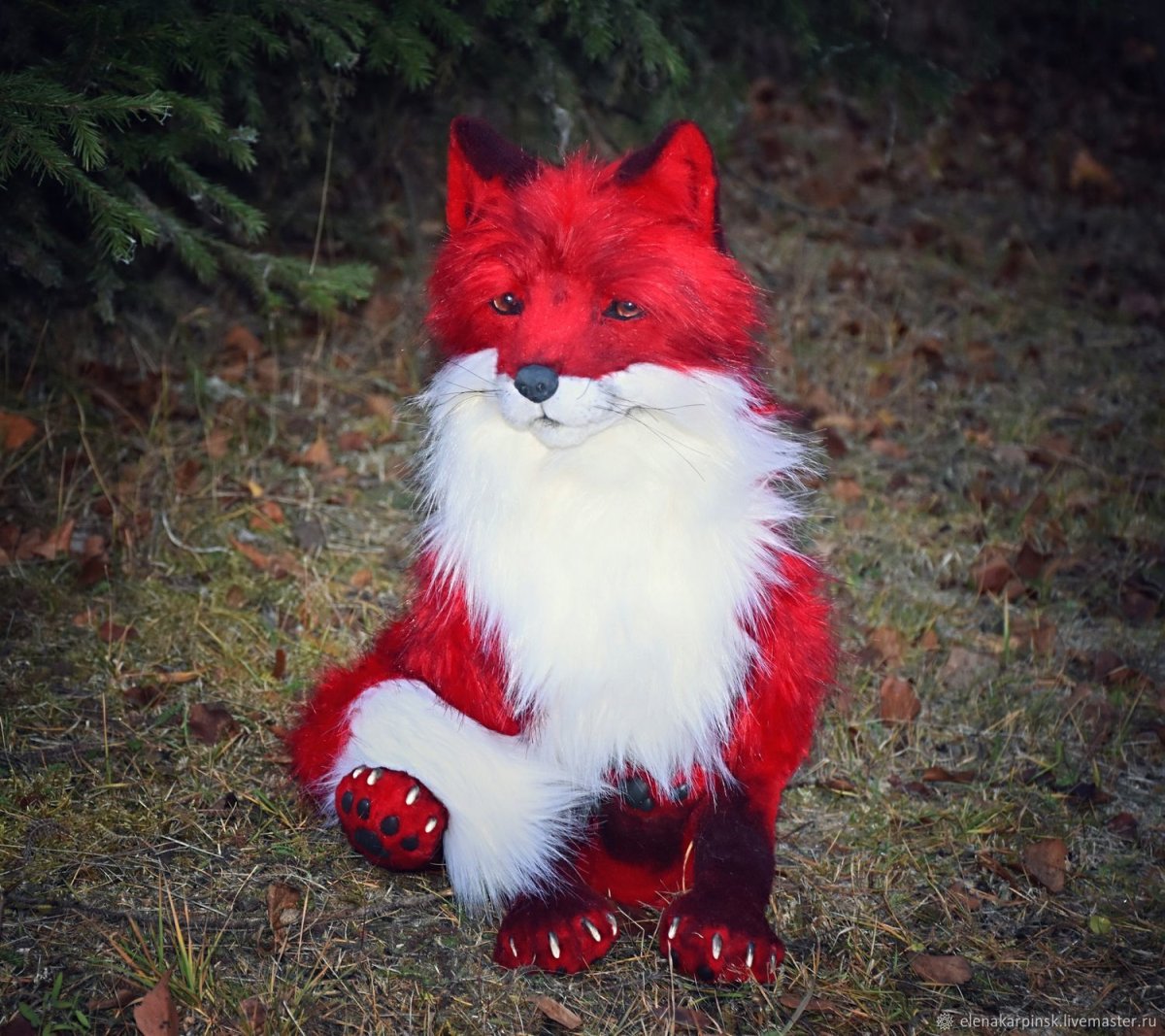 Мягкая игрушка красная лиса