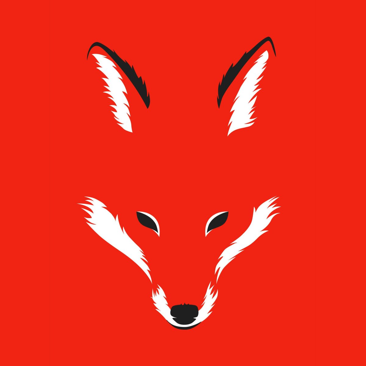 Красная лисица арт