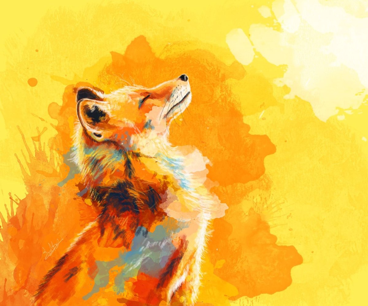 Лиса абстракция