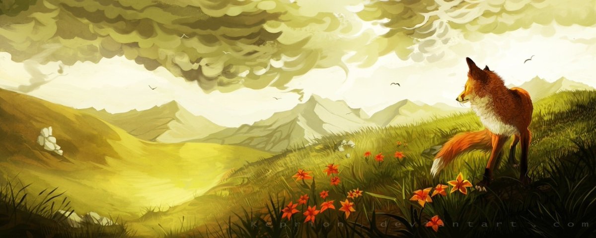 Баннер с лисой