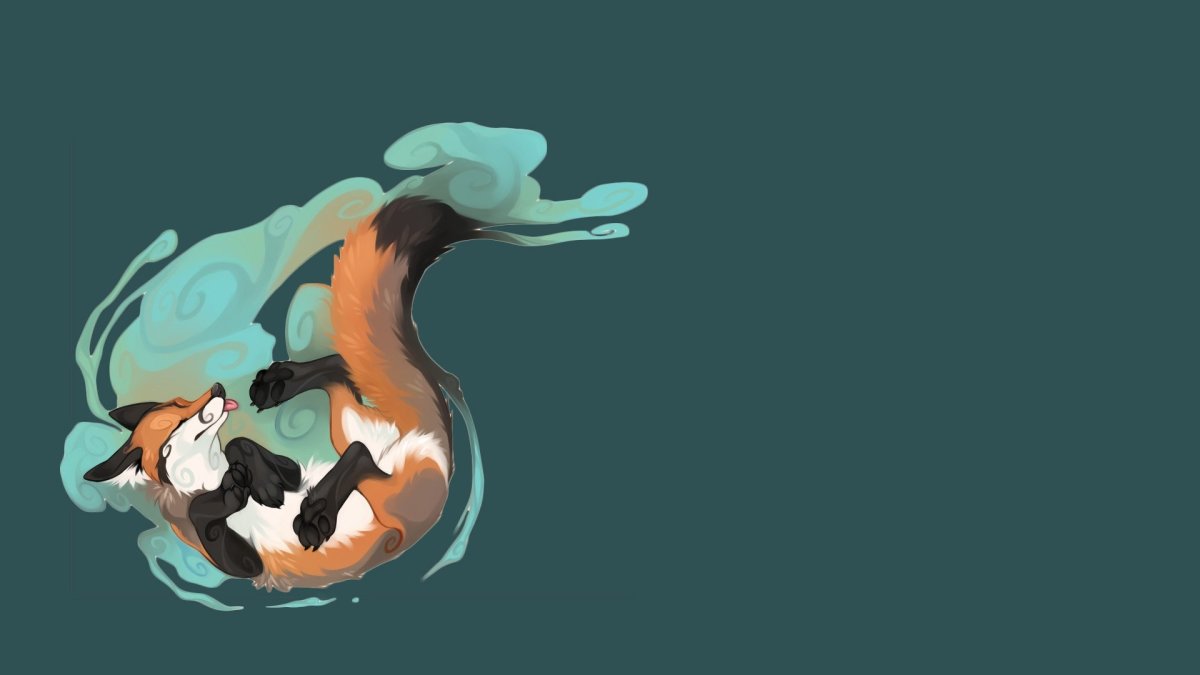 Лиса арт на рабочий стол