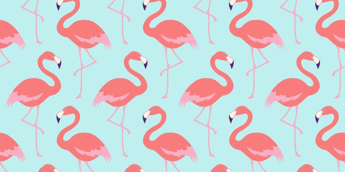 Красивый фон с Фламинго