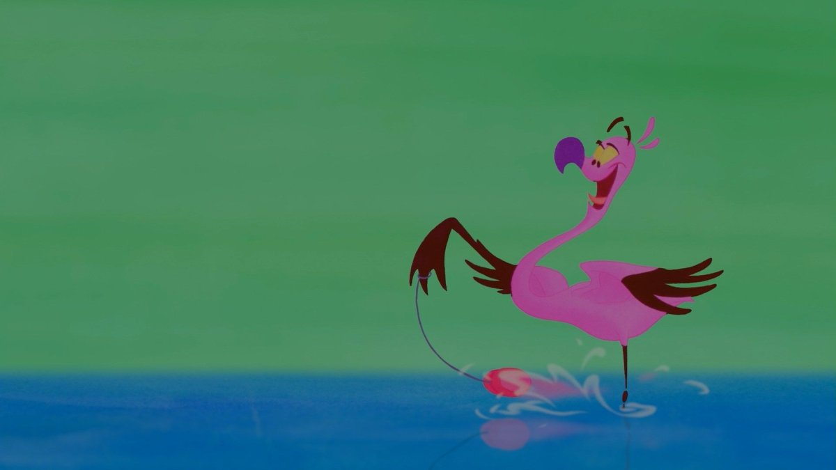 Фон для рабочего стола Фламинго