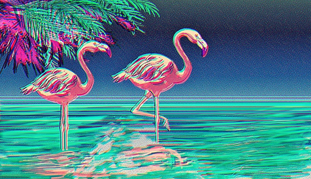 Фламинго иллюстрация