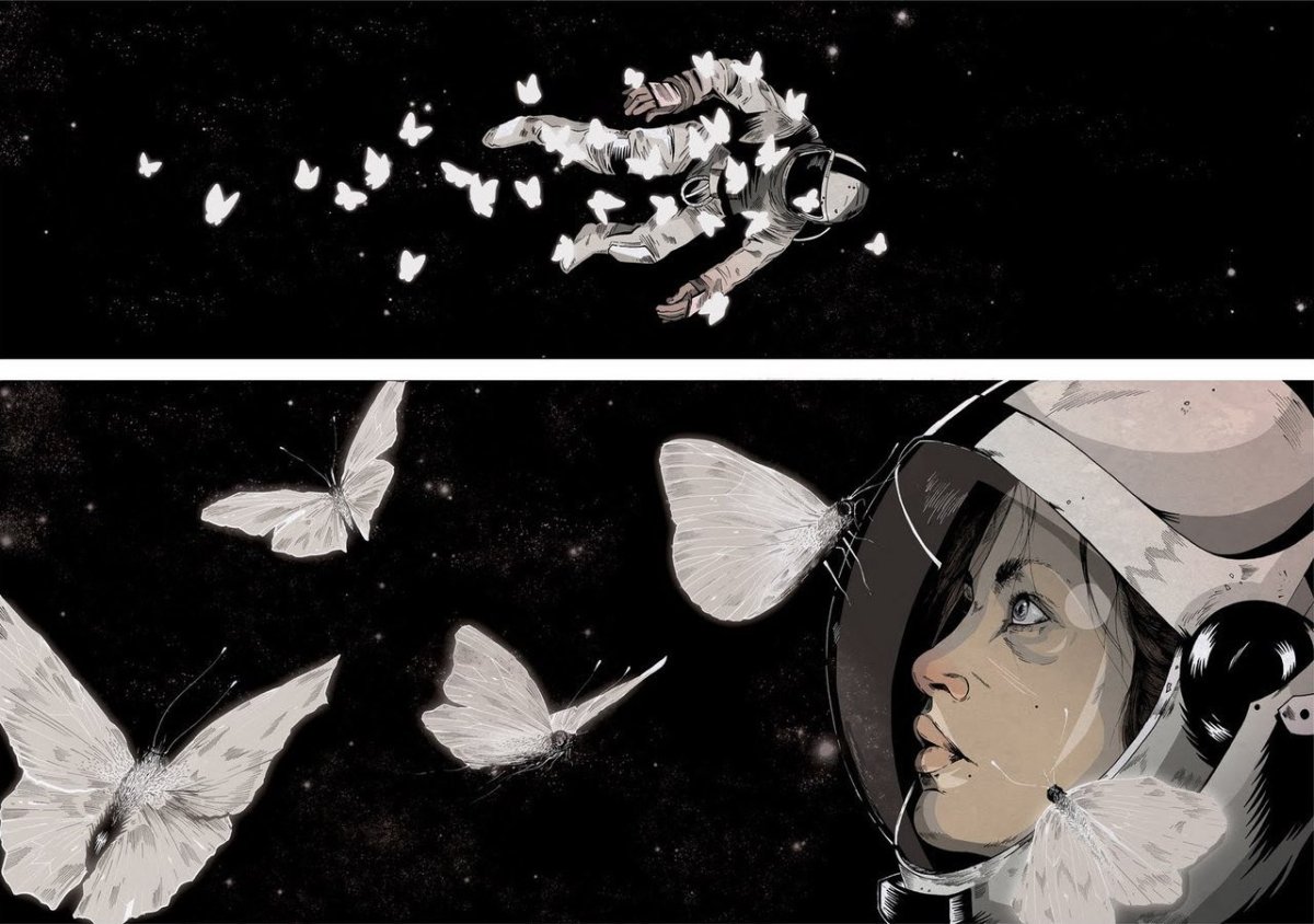 Бабочка в космосе