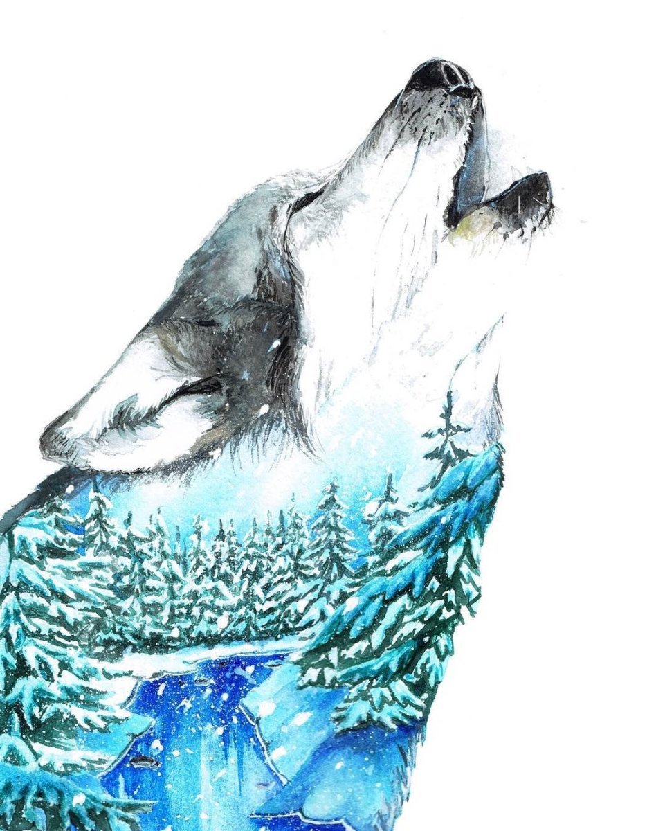 Наклейки Волков