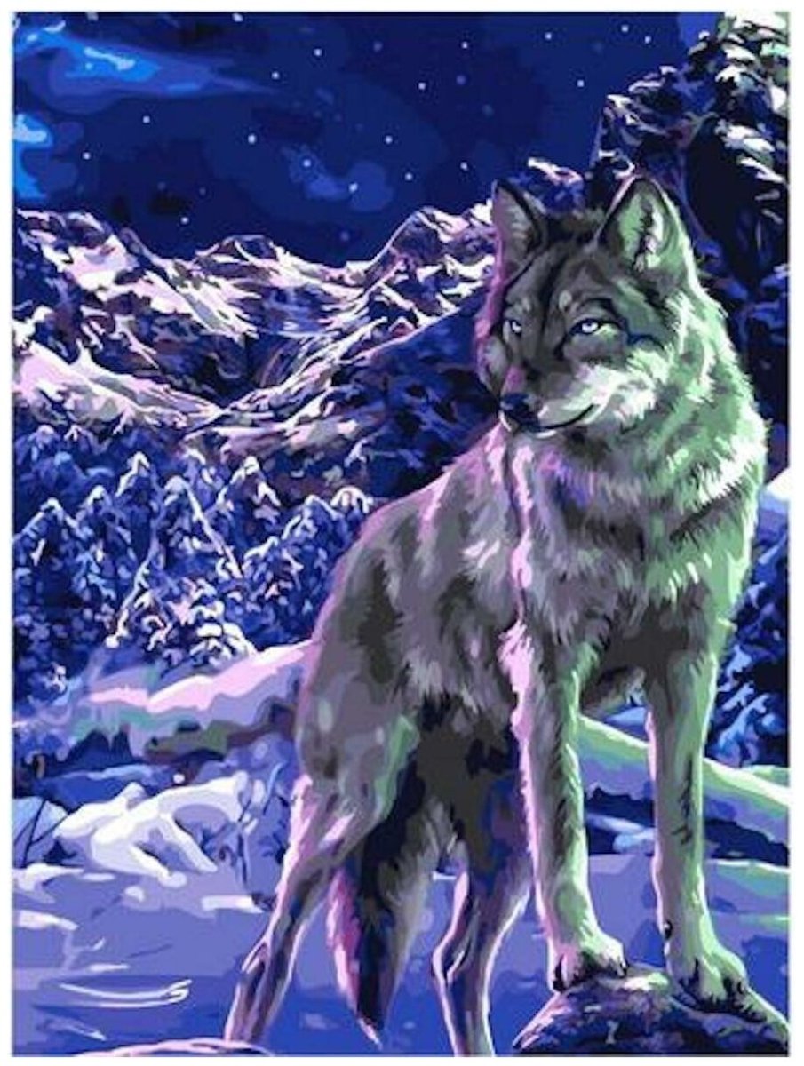 Красивые сказочные волки