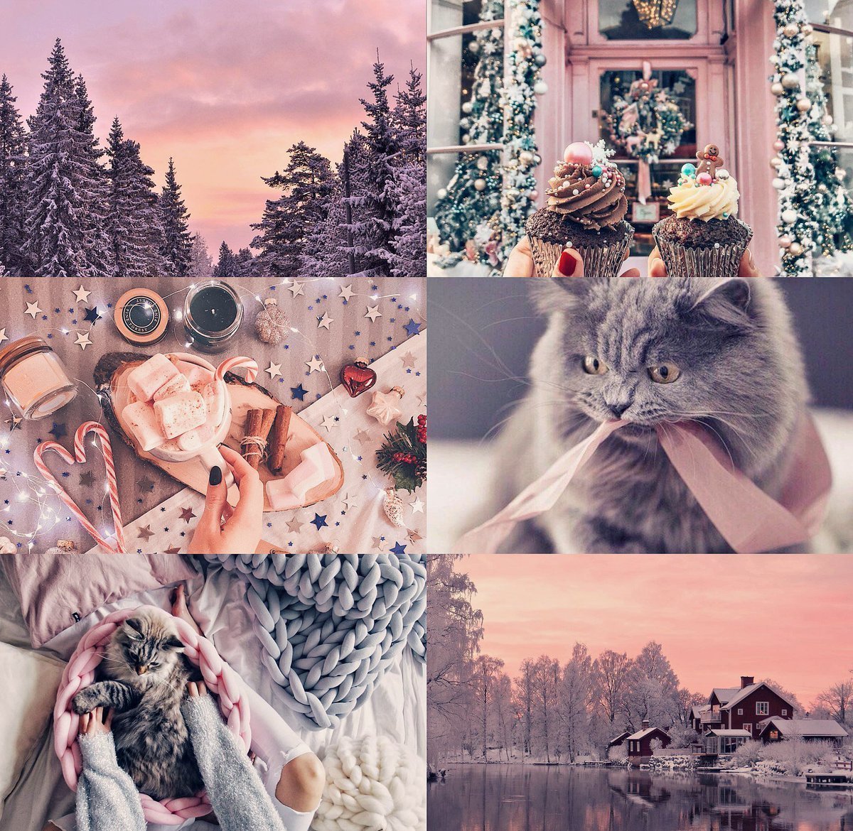 Зимний коллаж