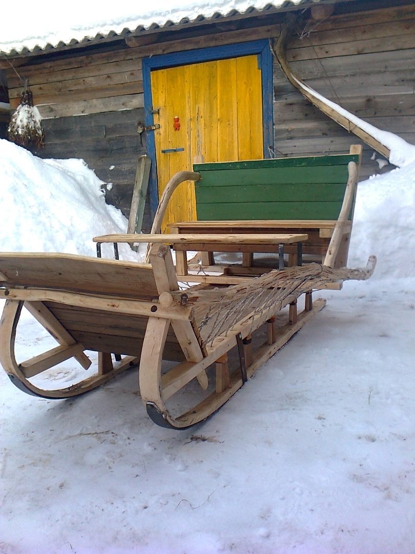 Сани волокуши для лошади