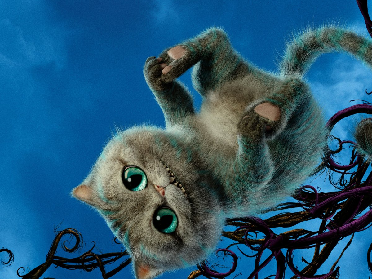 Алиса в Зазеркалье фильм кот