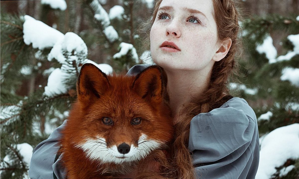 Фотосессия с лисой