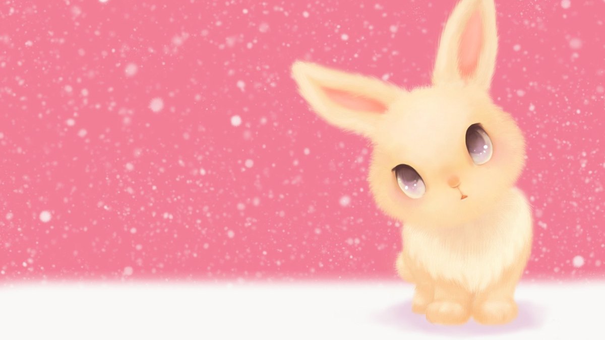 Красивый фон с зайчиками