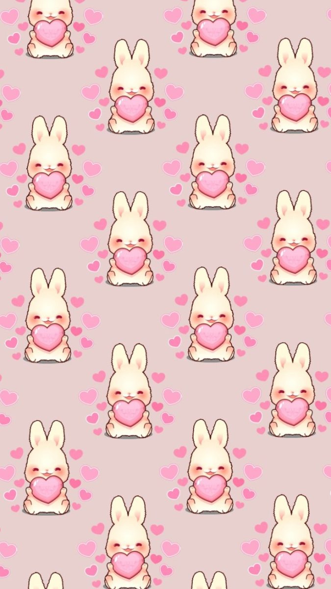 Милые кролики фон