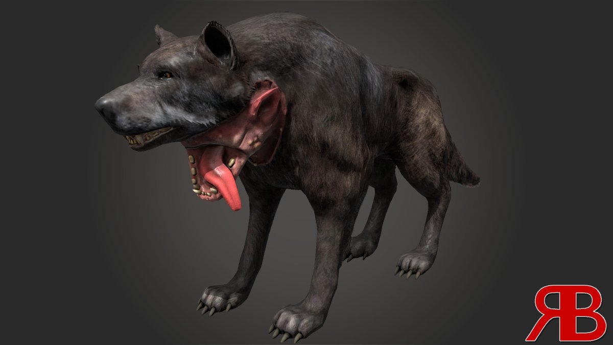 Сталкер мутанты арт пёс слепой