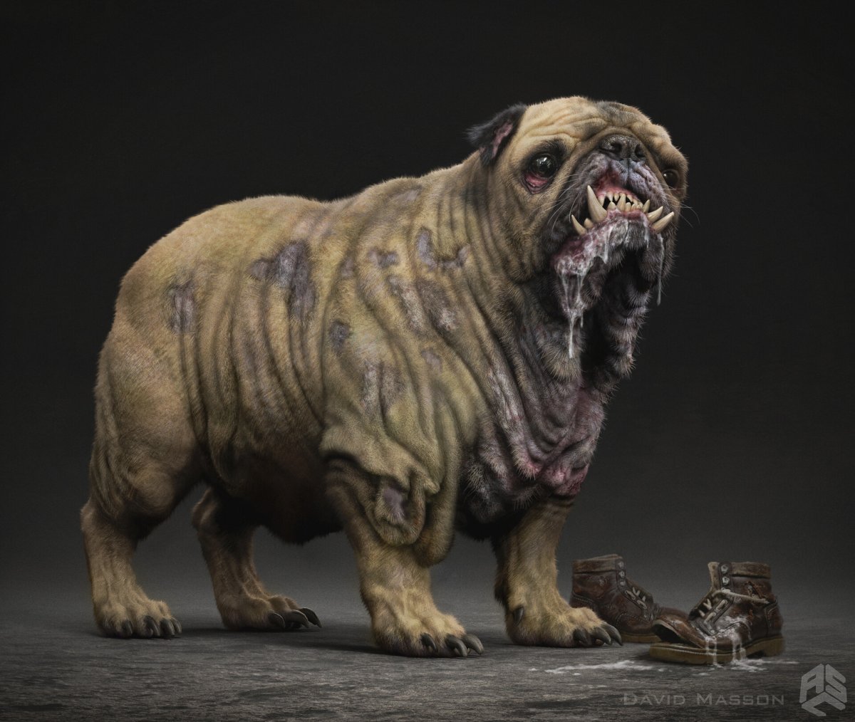 Мопс МУТАНТ Art