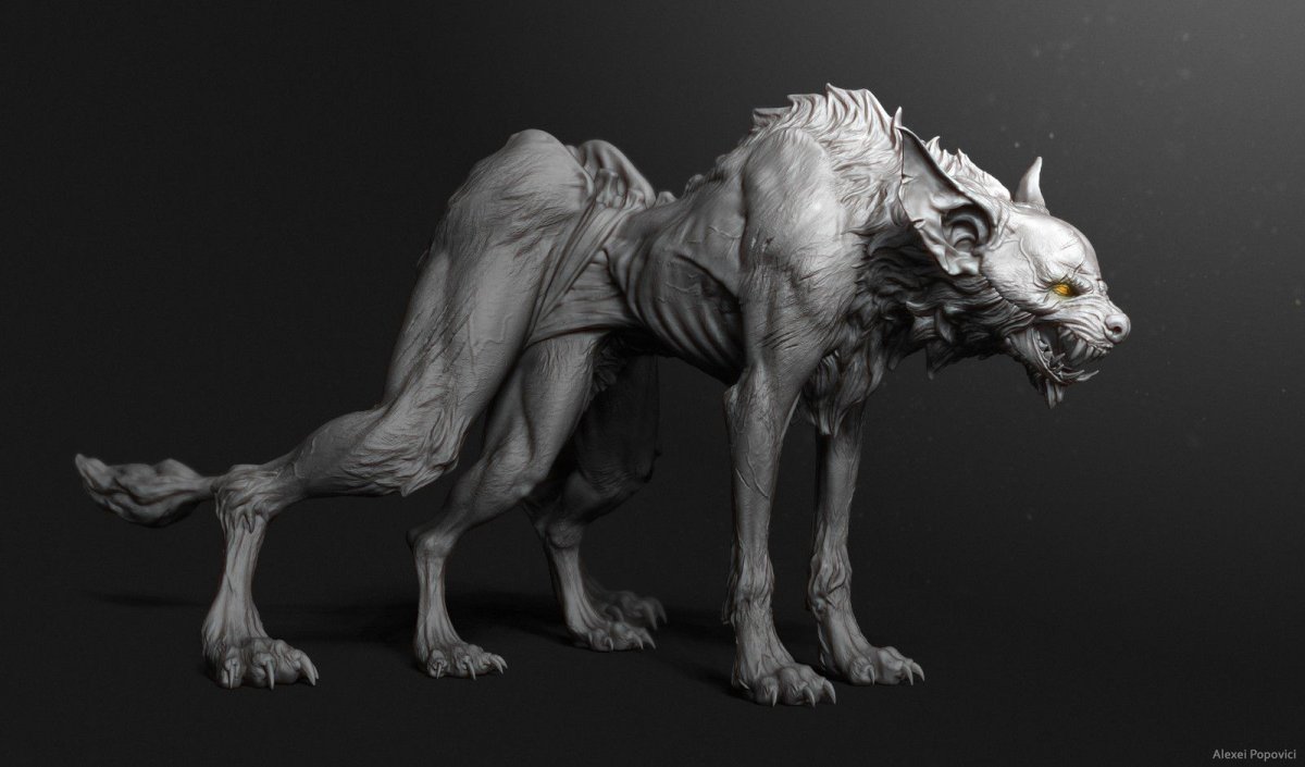 Монстр оборотень гиена