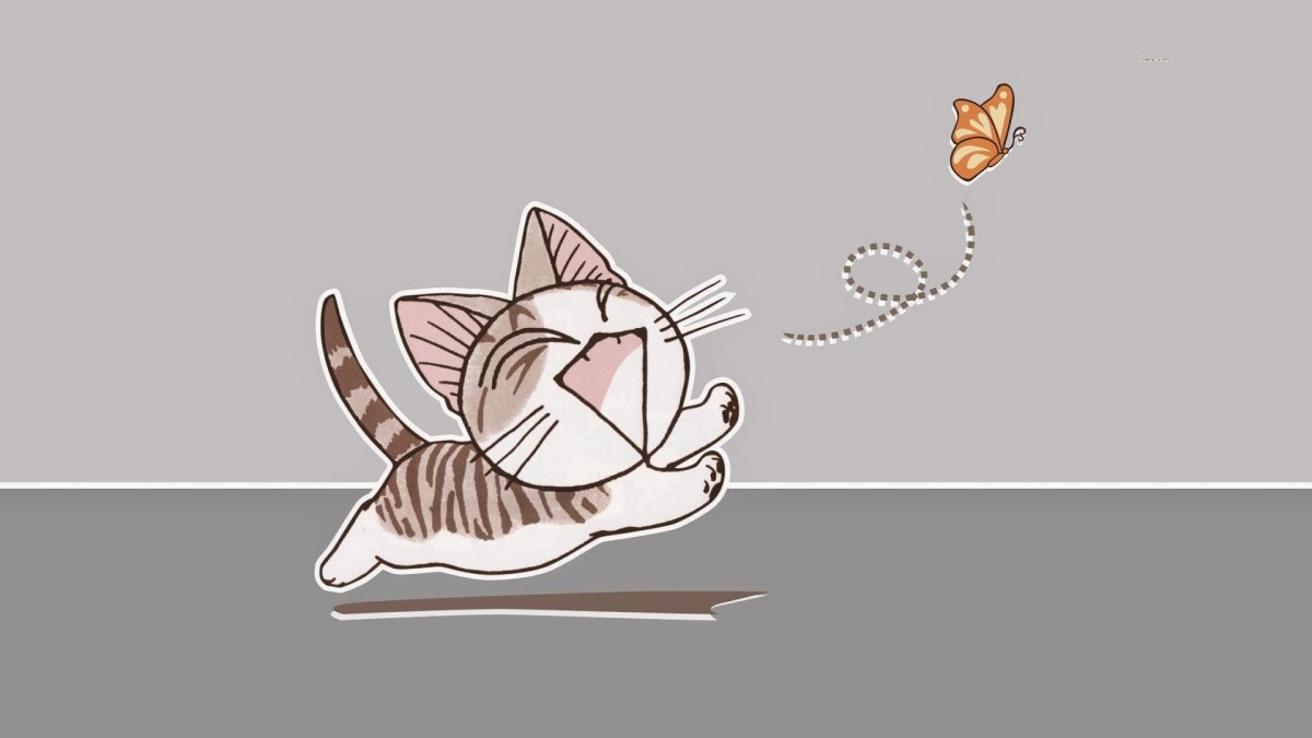 Кот Минимализм рисунок