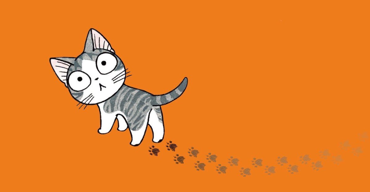 Котик на рабочий стол мультяшный