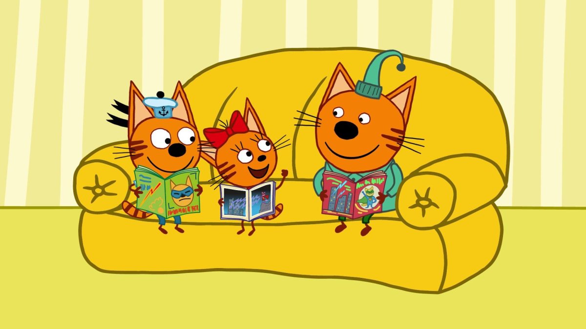 Мультфильм три кота мультики