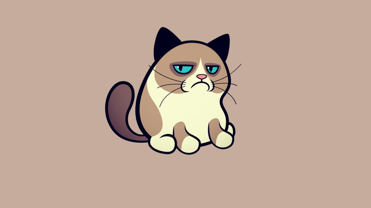 Обои котики мультяшные