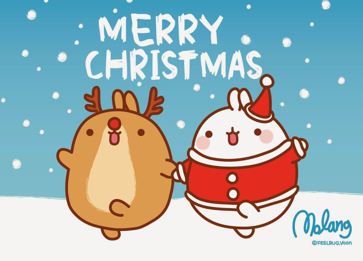 Милые новогодние рисунки