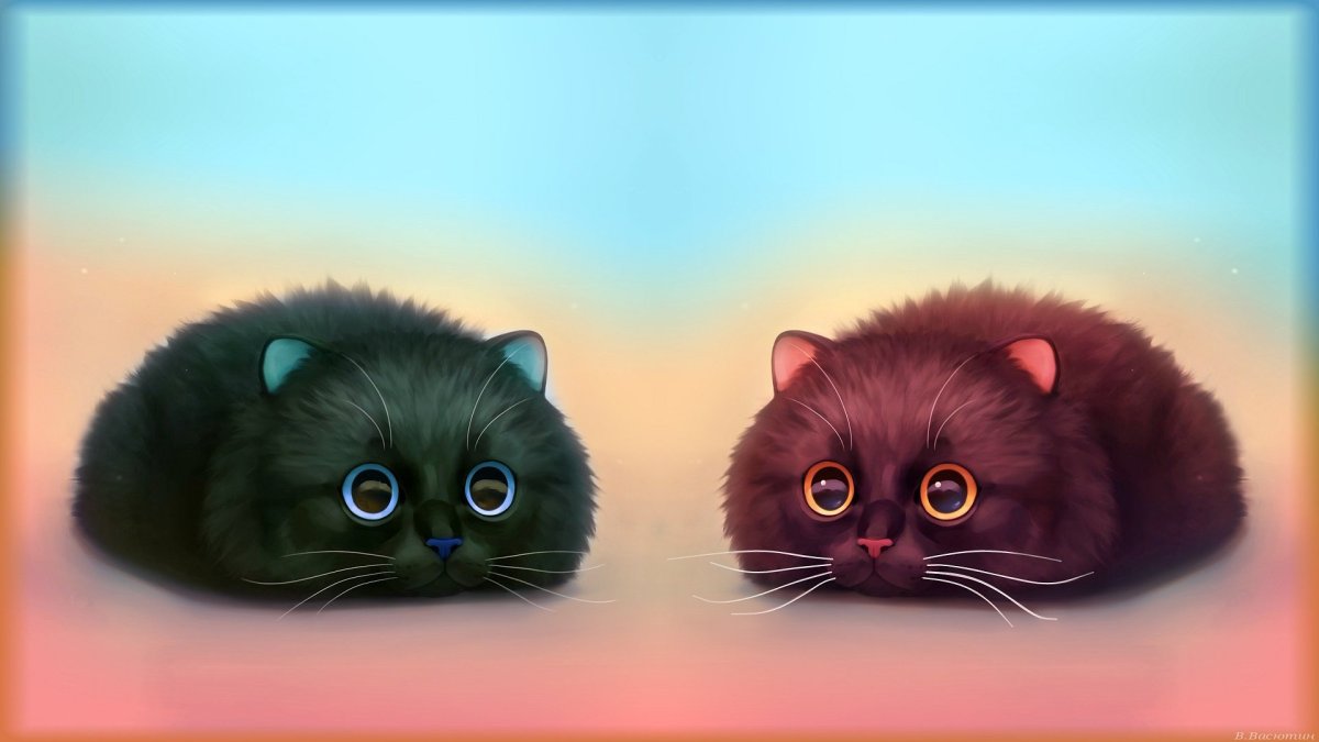 Милые мультяшные животные