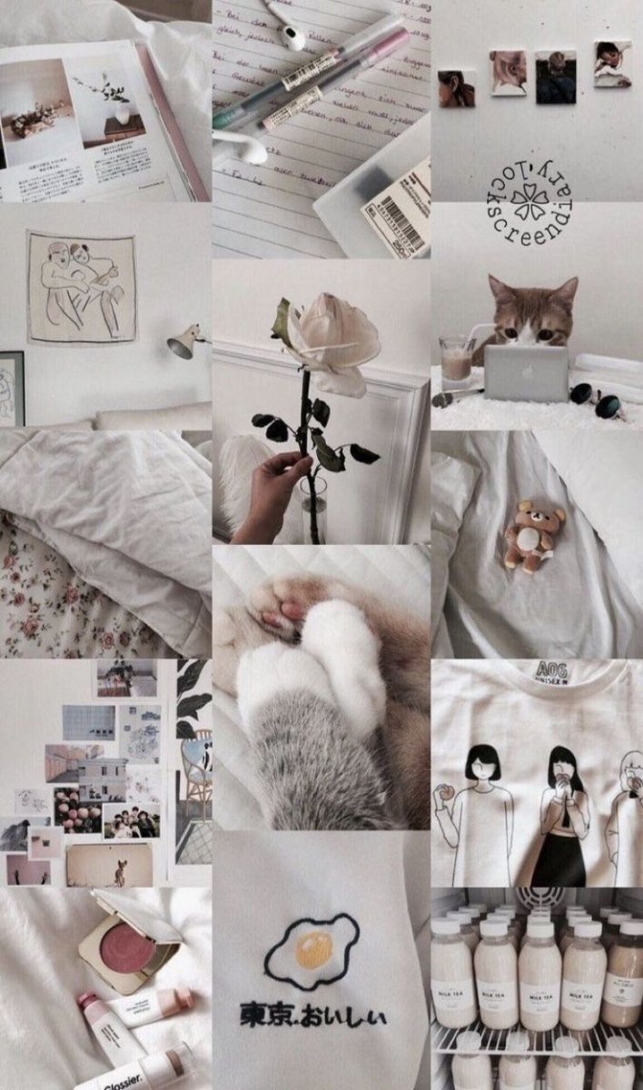 Эстетика белого коллаж