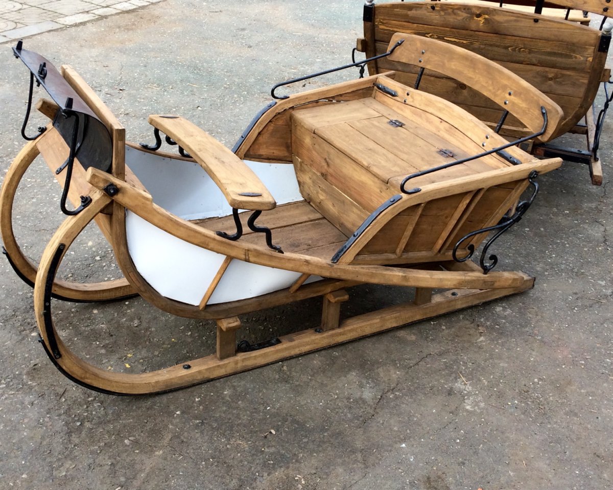 Сани волокуши конные