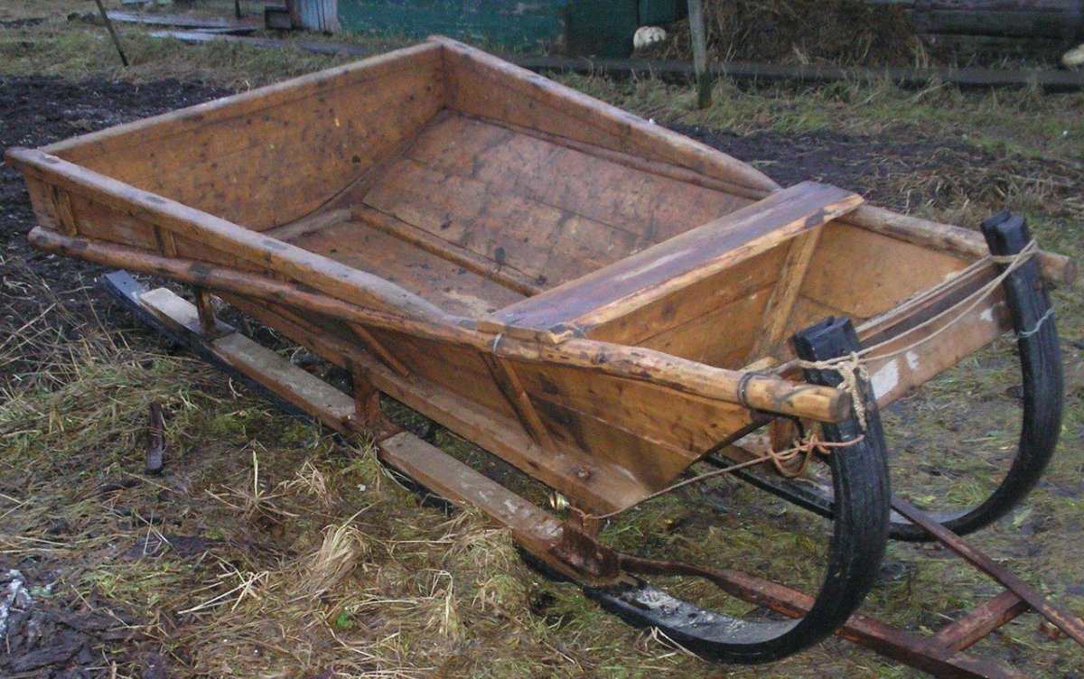 Изготовление конной волокуши.