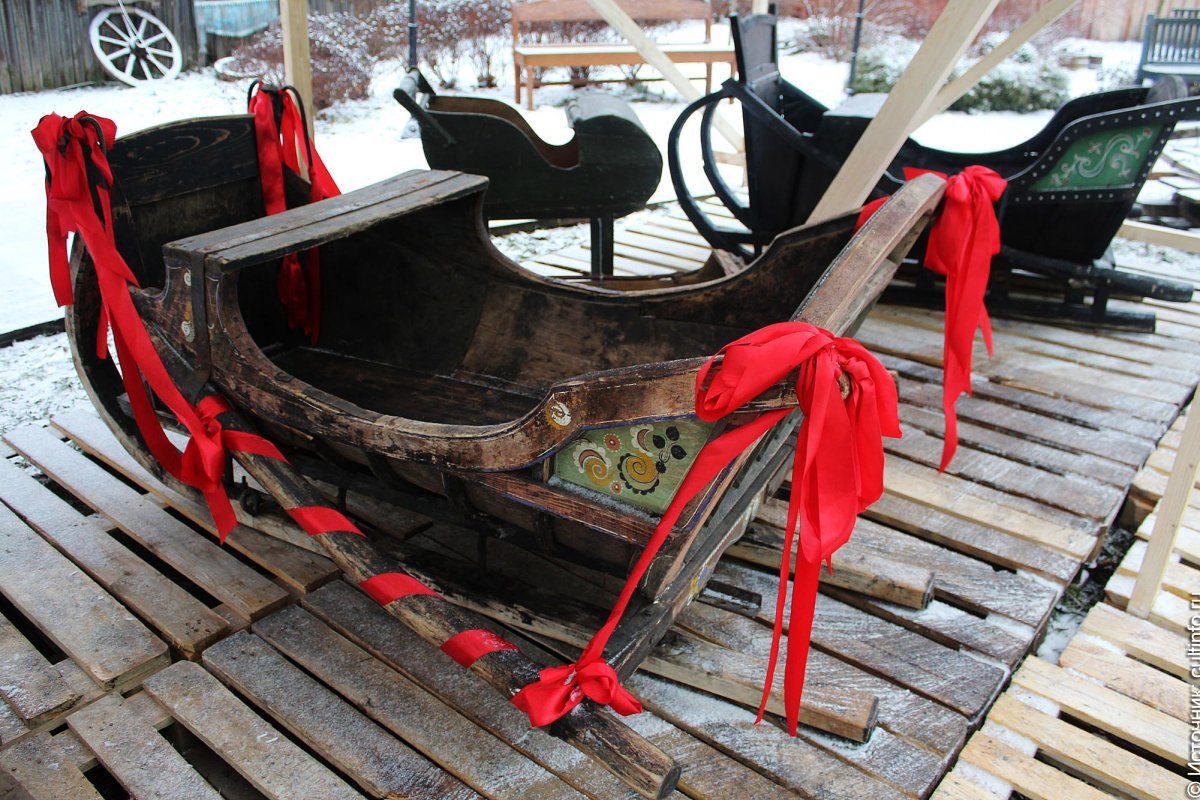 Сани розвальни древние