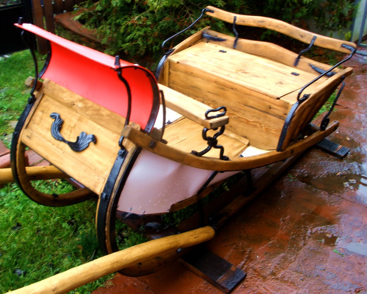 Сани розвальни конные