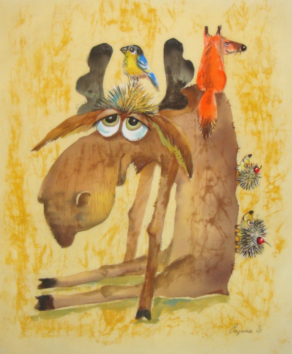 Разина батик Лось