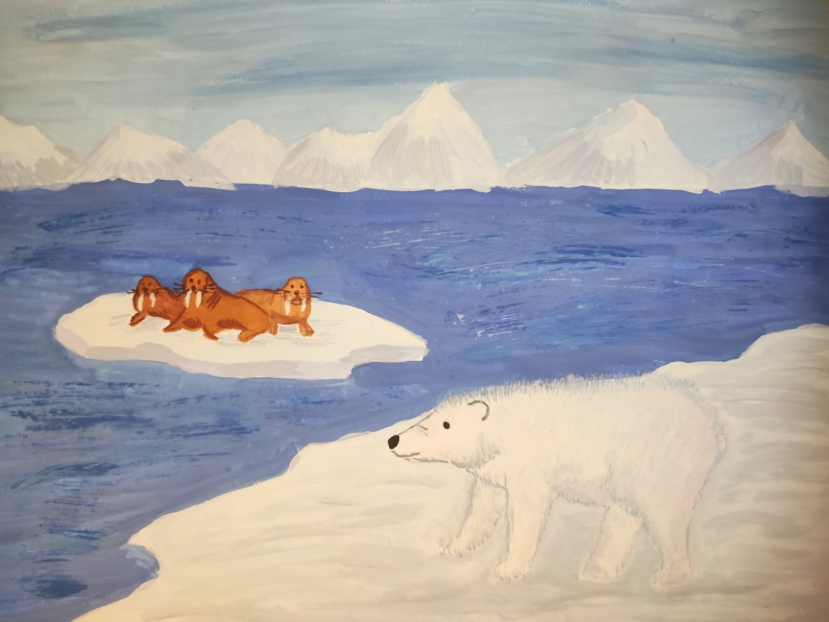 Рисунок на тему Арктика