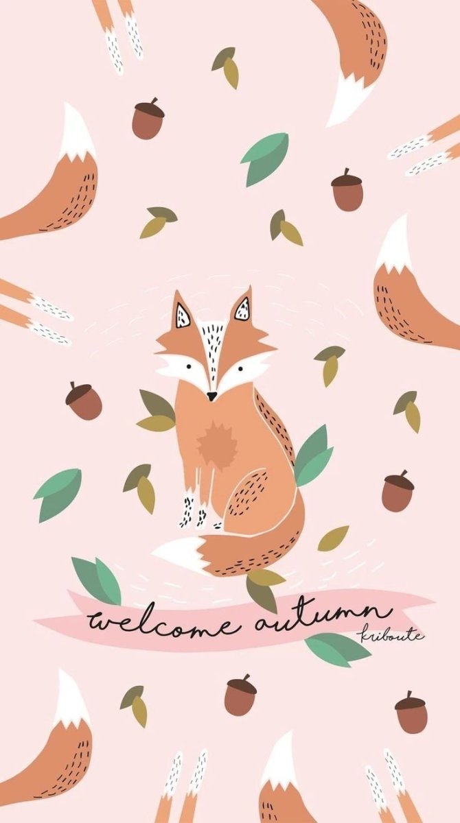 Фон с лисами