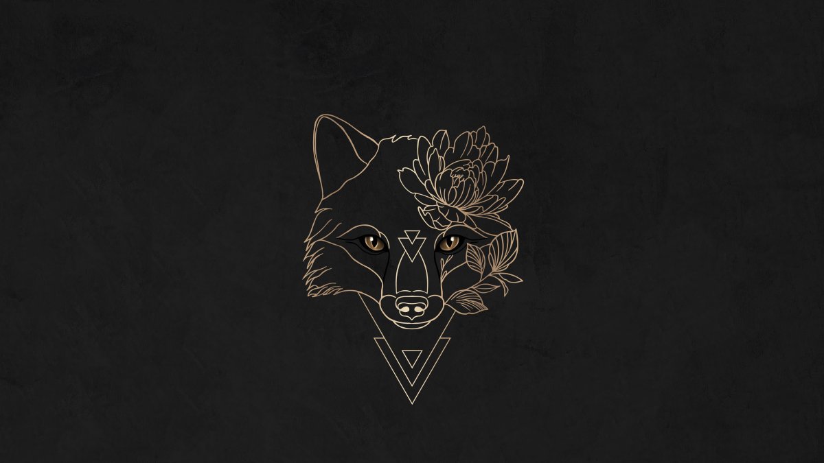 Волк Минимализм