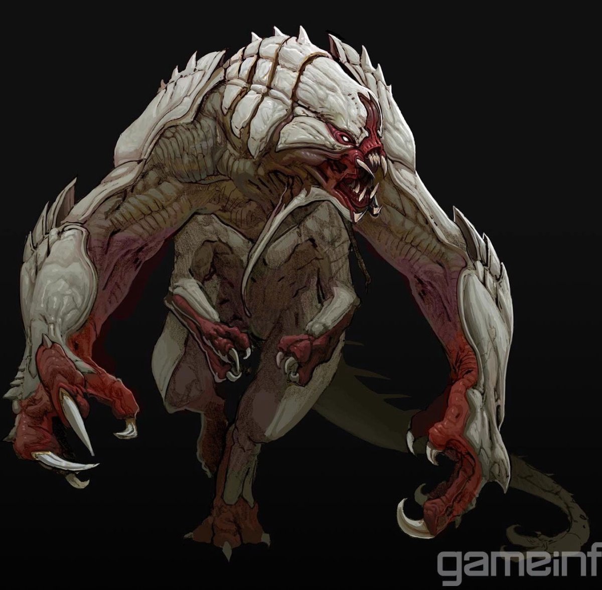 Evolve монстры концепт арт